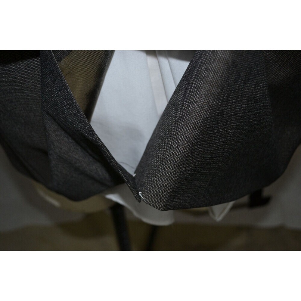 Banana Republic 100% Wool Blazer Suit Jacket Grey Charcoal Men's Modern Fit 42R‎ - Picture 11 of 16